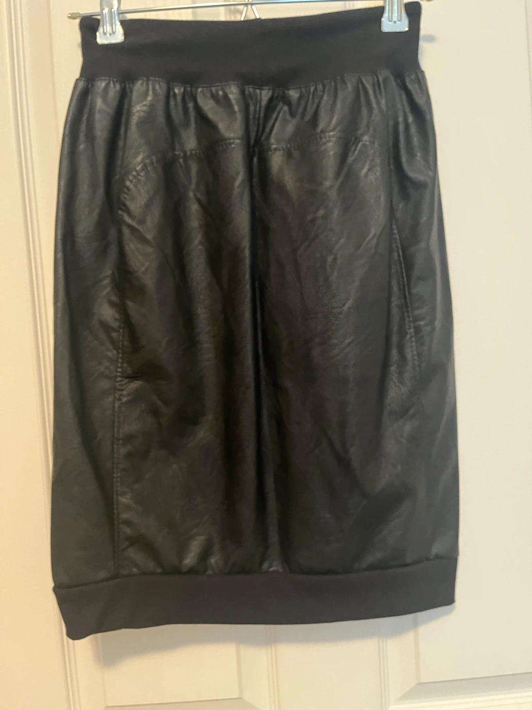 Mila Faux Leather Skirt - XS - Black - photo 3