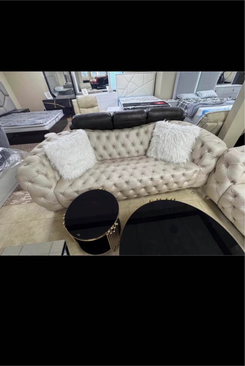 Tufted Chesterfield Sofa Set - photo 2