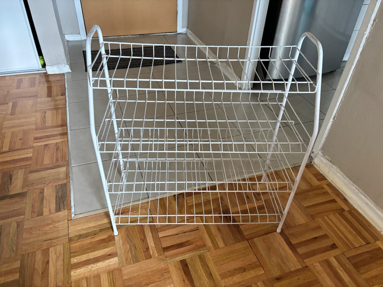 White 3-Tier Wire Rack