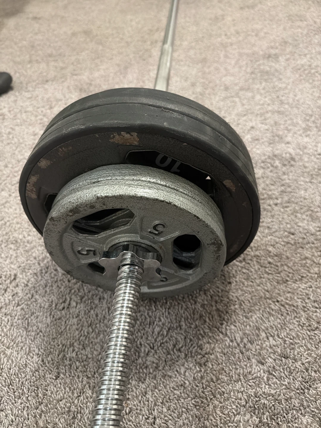 Barbell with Weight Plates - photo 3