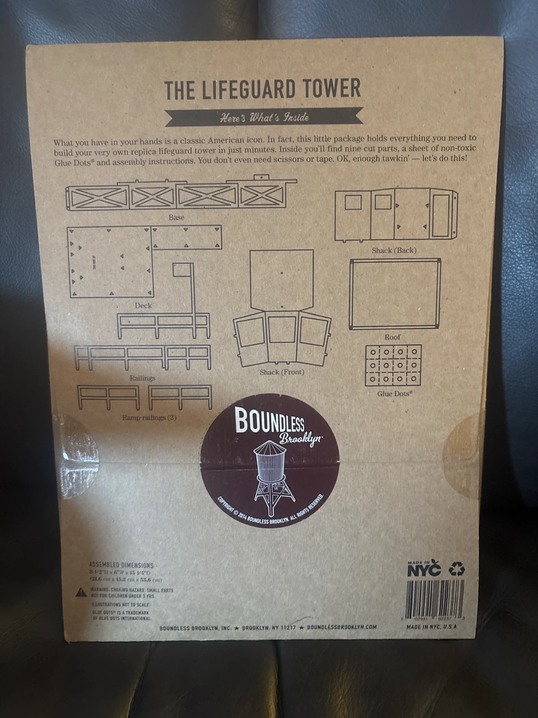 Boundless Brooklyn Lifeguard Tower Model Kit - photo 2