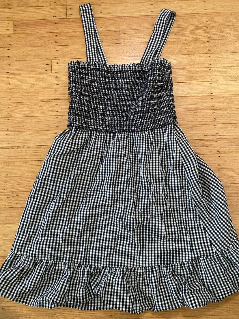 Loft Gingham Smocked Dress - photo 3