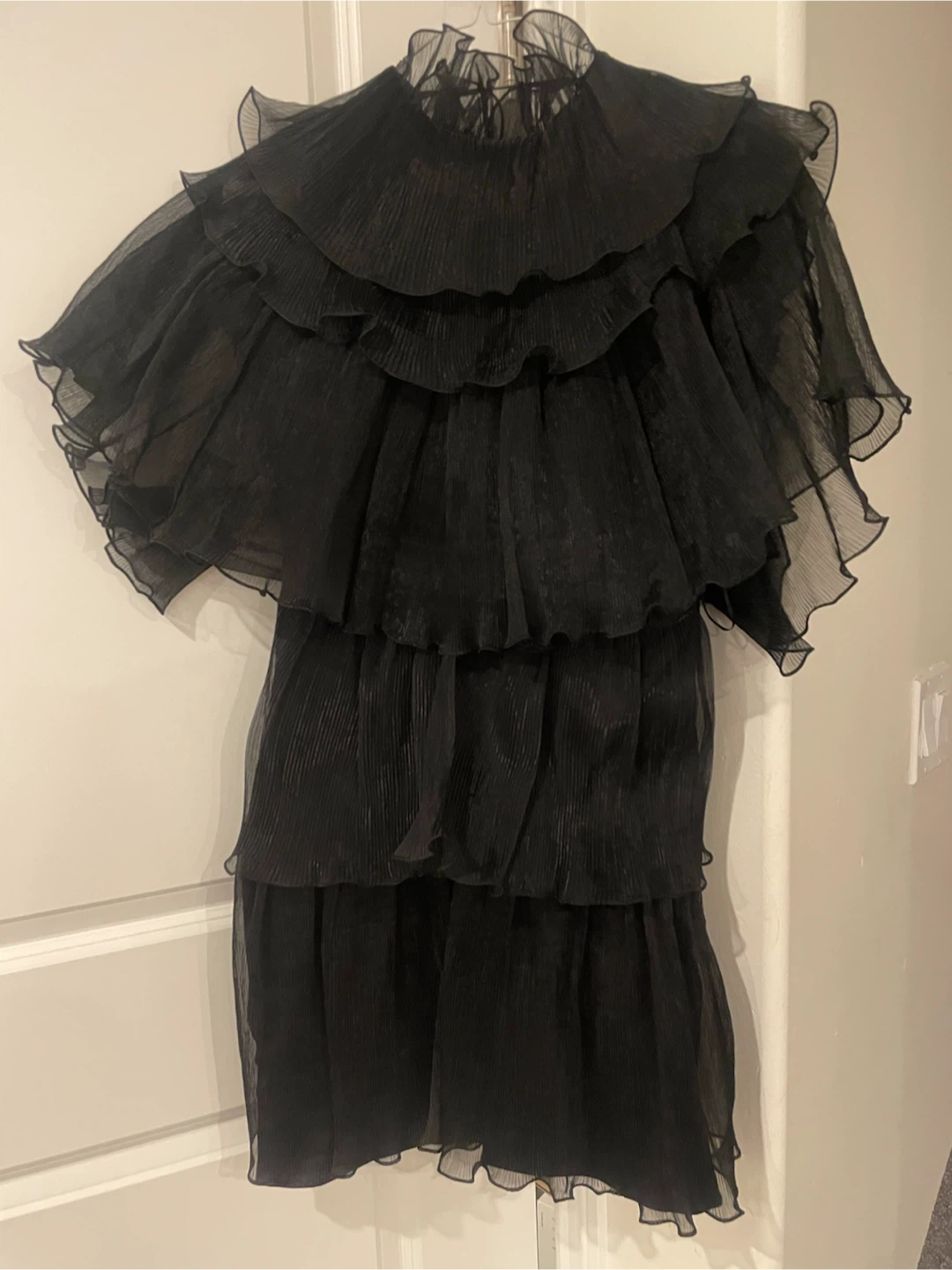 AKIRA Black Ruffled Dress - XL