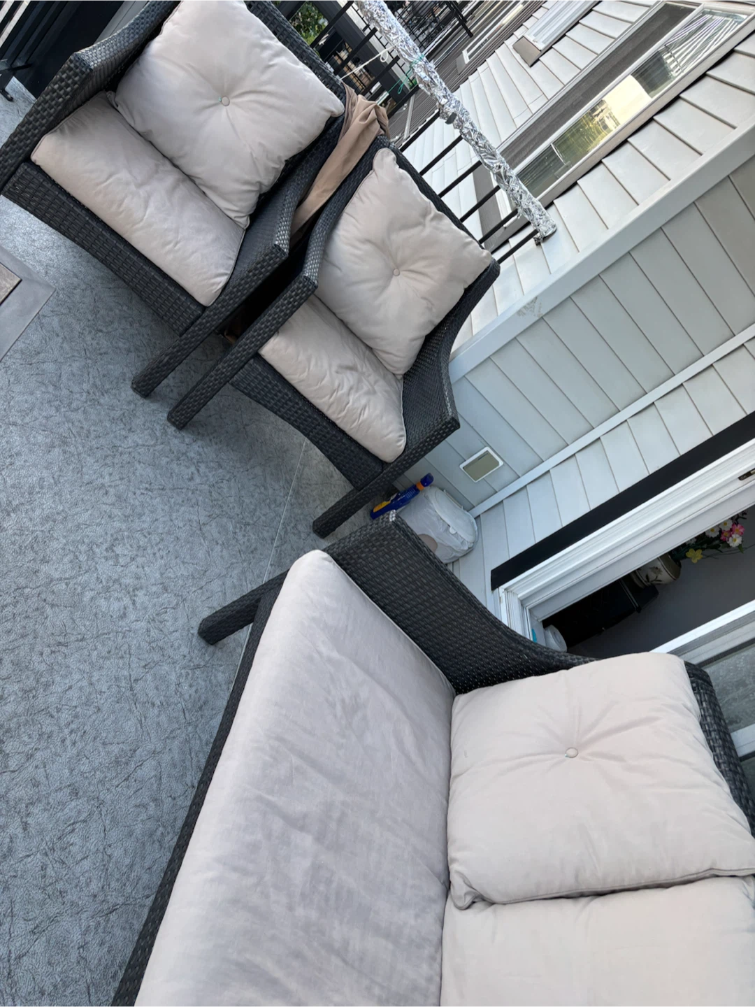 Wicker Patio Furniture Set with Cushions - photo 2