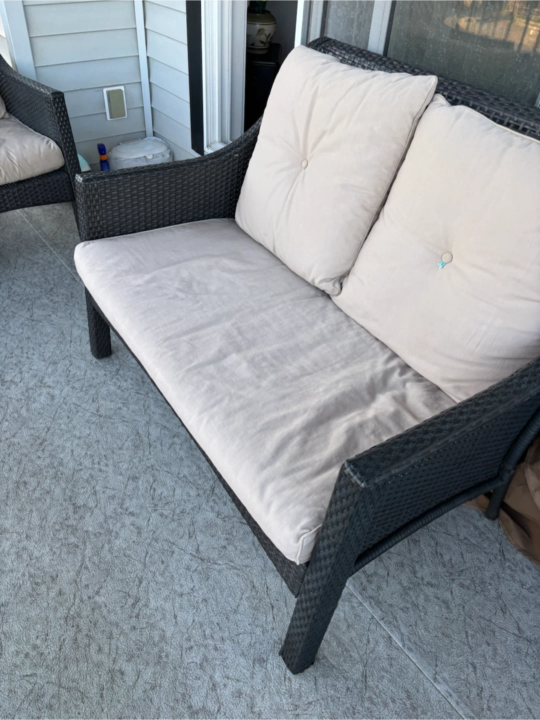 Wicker Patio Furniture Set with Cushions - photo 3