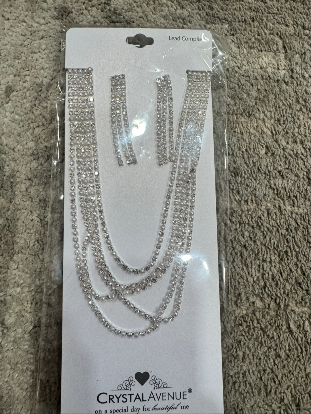 Blue Ice and Crystal Avenue Rhinestone Jewelry Sets - photo 2