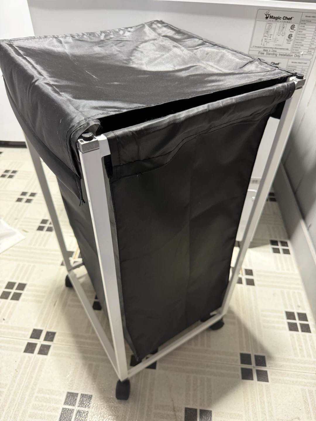 Rolling Laundry Hamper with Wheels & Removable Fabric Bag - photo 2