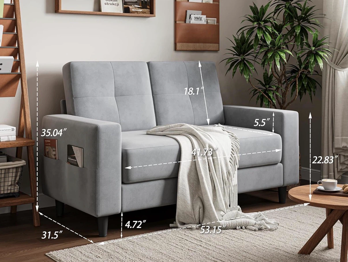 Txtin 53" Loveseat Sofa for Small Spaces - photo 2