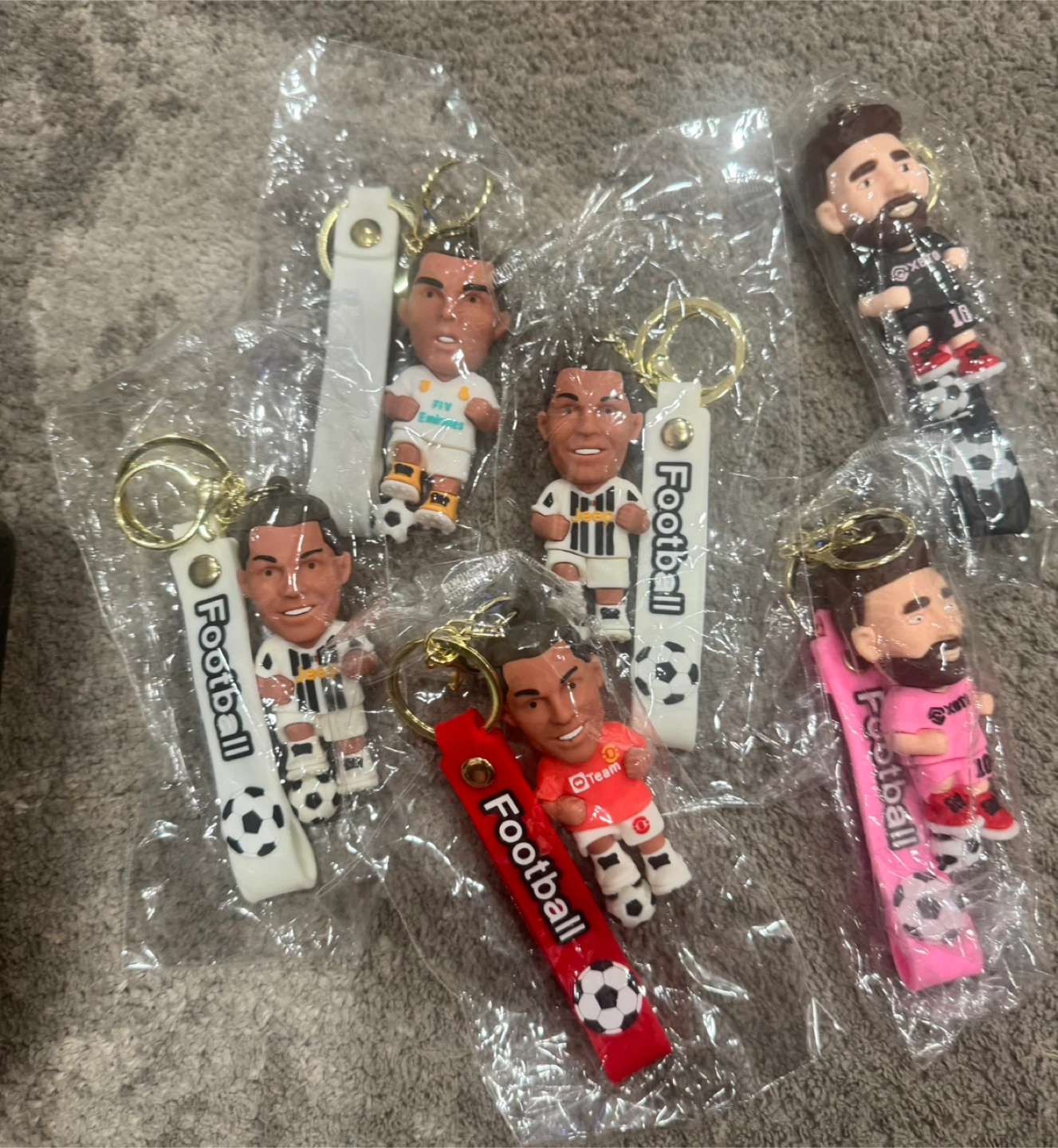 Footballer Keychains