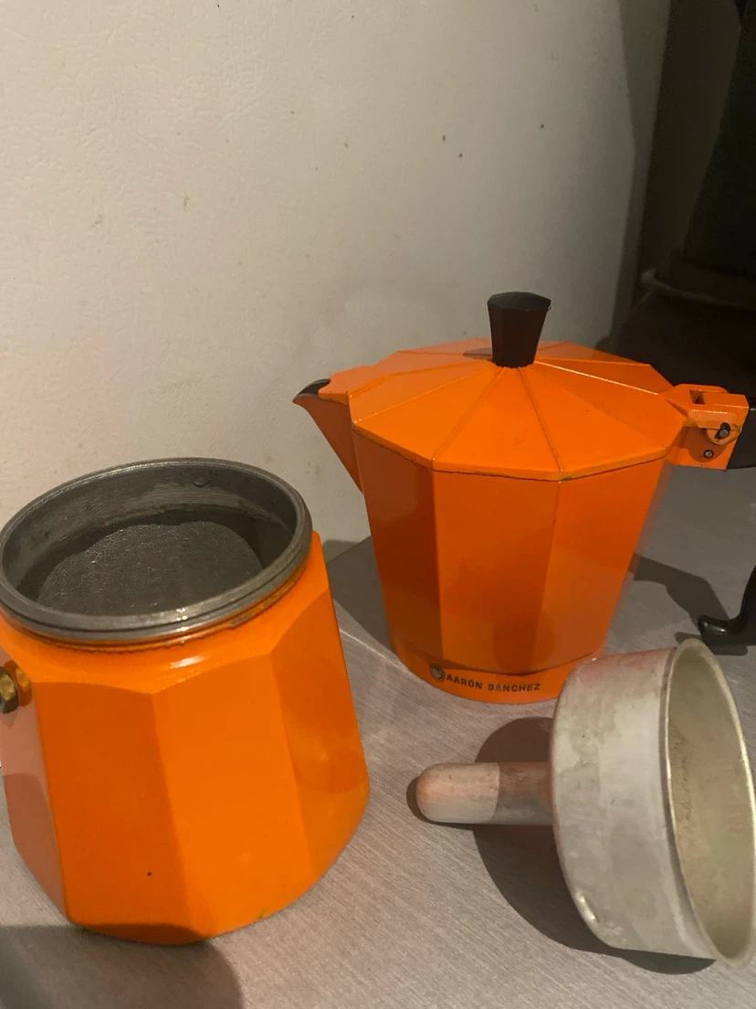 Aaron Sanchez Orange Moka Pot - photo 3