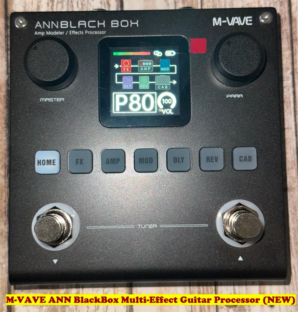 M-VAVE ANN BlackBox Multi-Effect Guitar Processor (NEW)