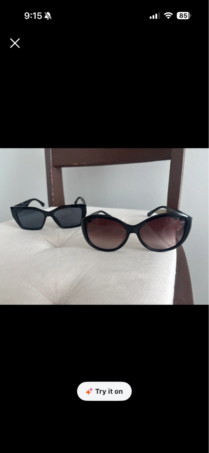 Two Pairs of Black Sunglasses