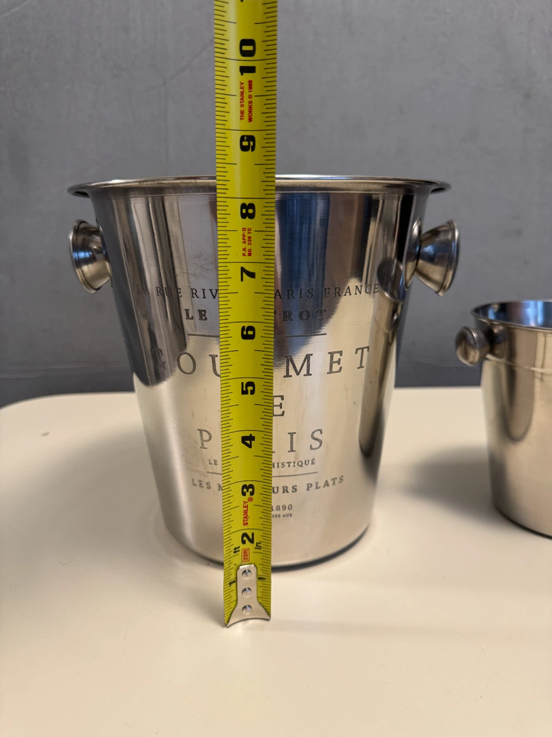 Gourmet de Paris Stainless Steel Ice Buckets (Set of 2) - photo 3