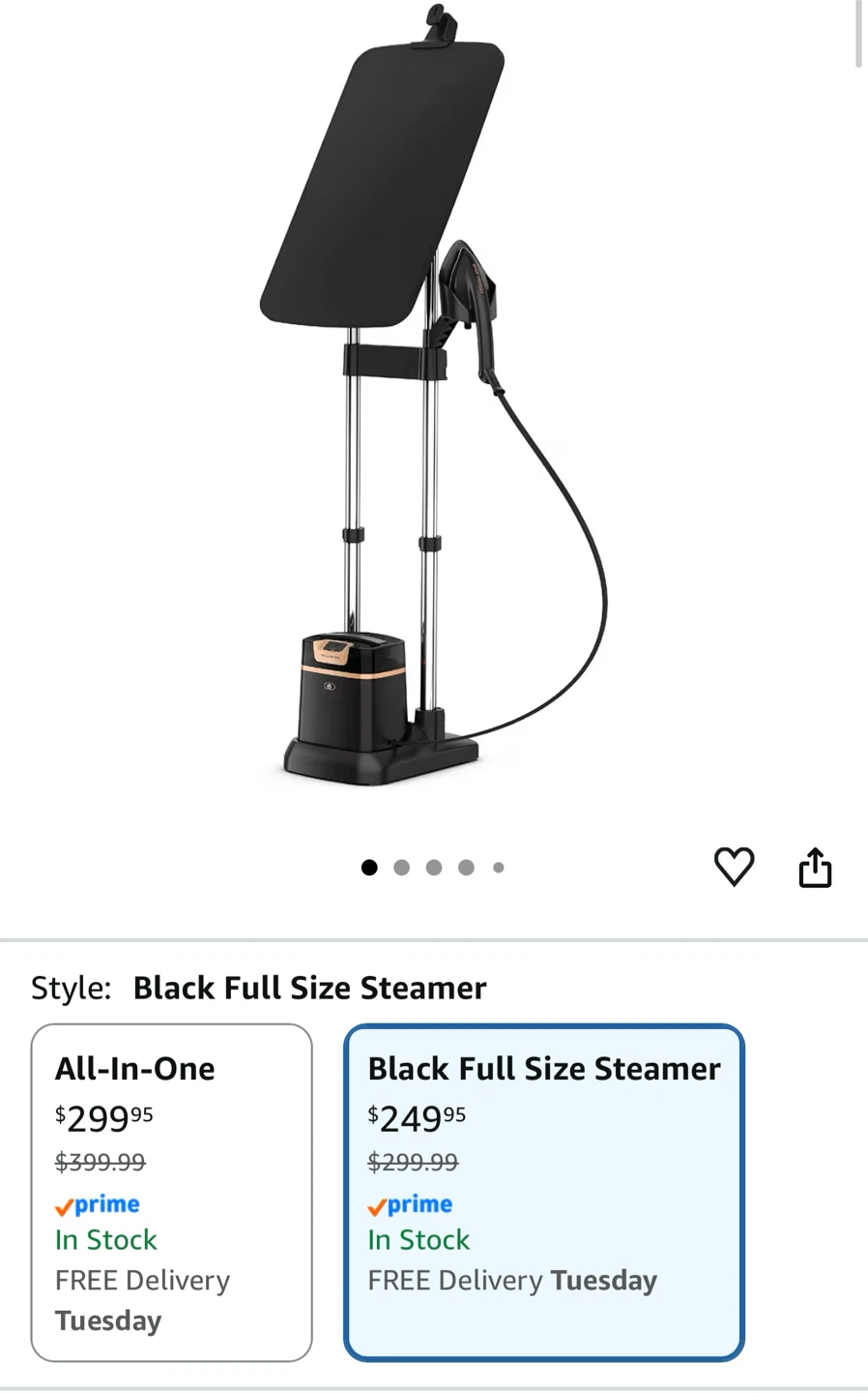 Rowenta IXEO Steamer for Clothes with Ironing Board - photo 4
