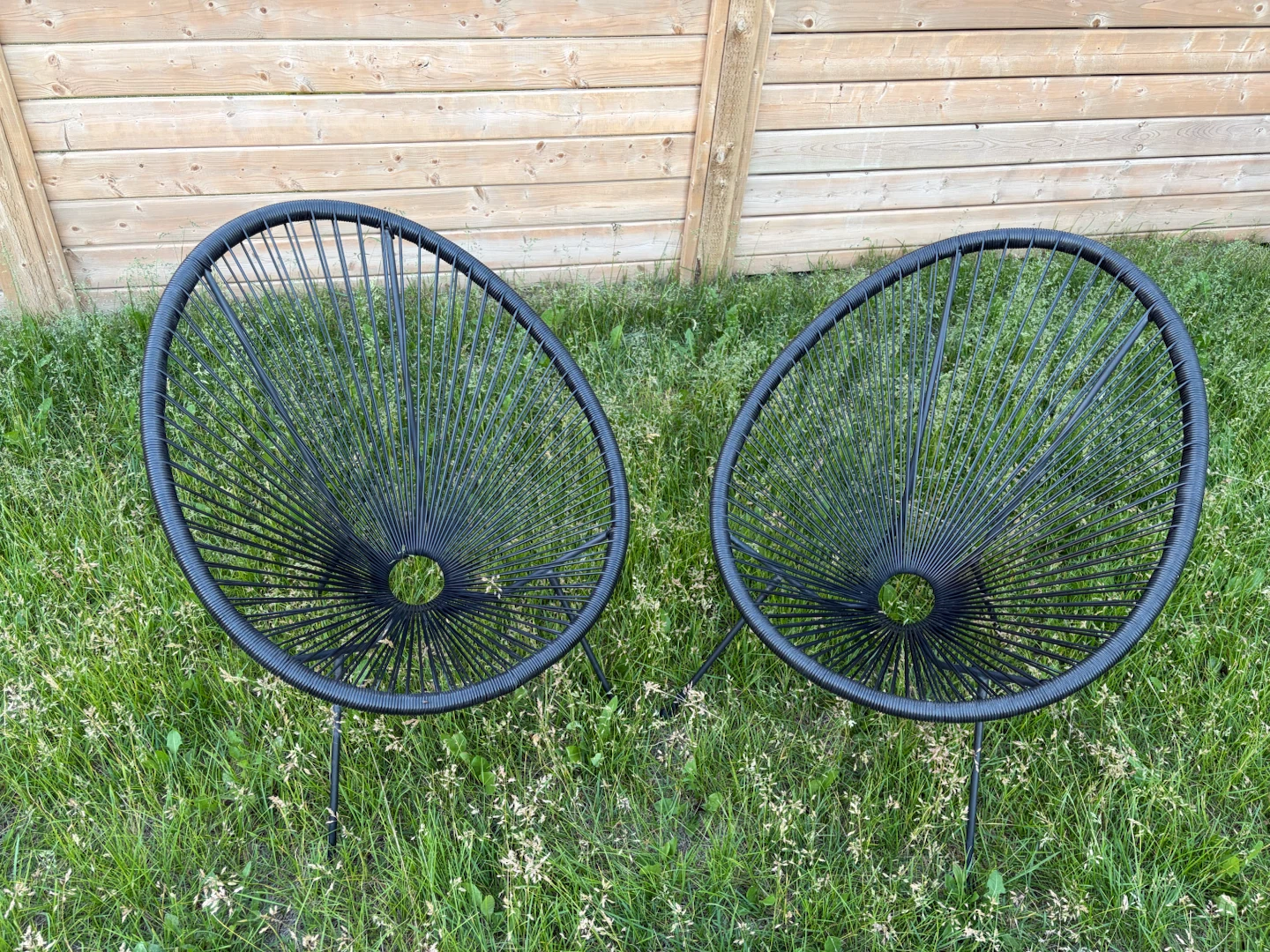 pair of outdoor seats for $50 - photo 2