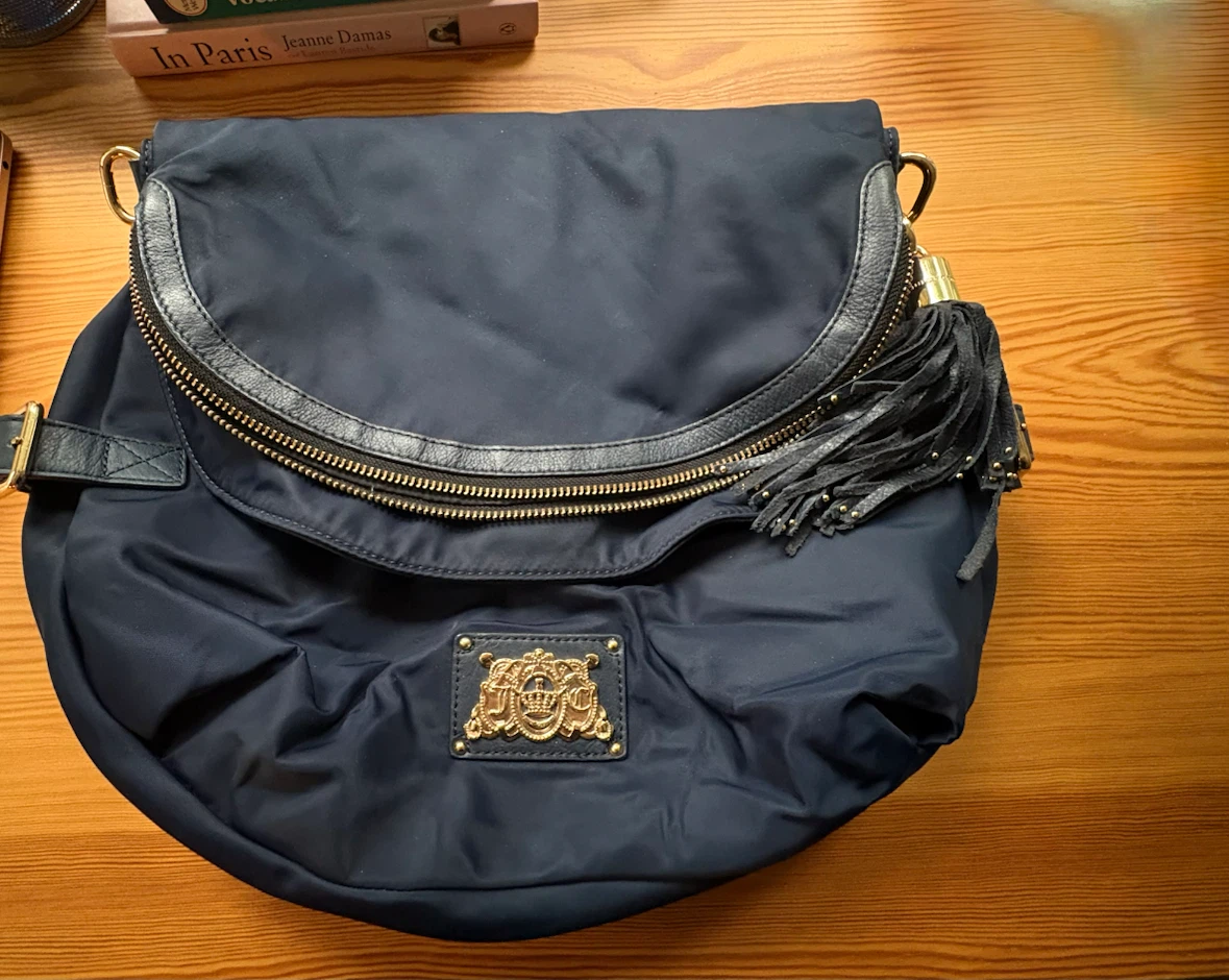 Juicy Couture Navy Nylon Shoulder Bag - photo 4