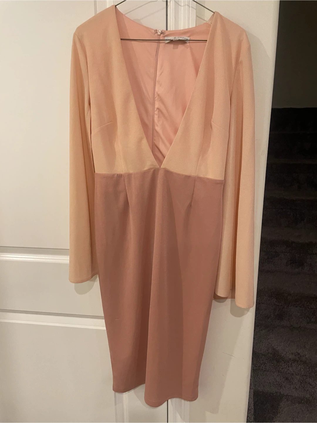 Rare London Colorblock Midi Dress