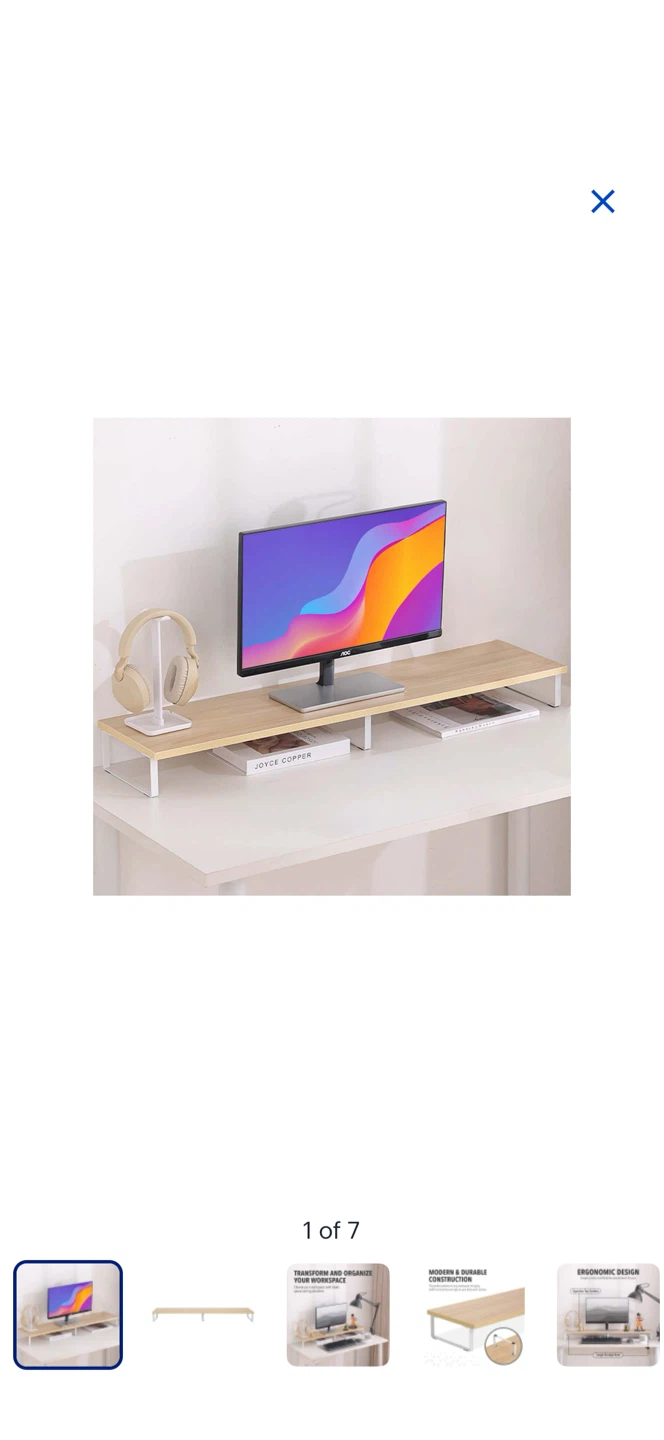 MotionGrey Monitor Stand Riser (Brand New)