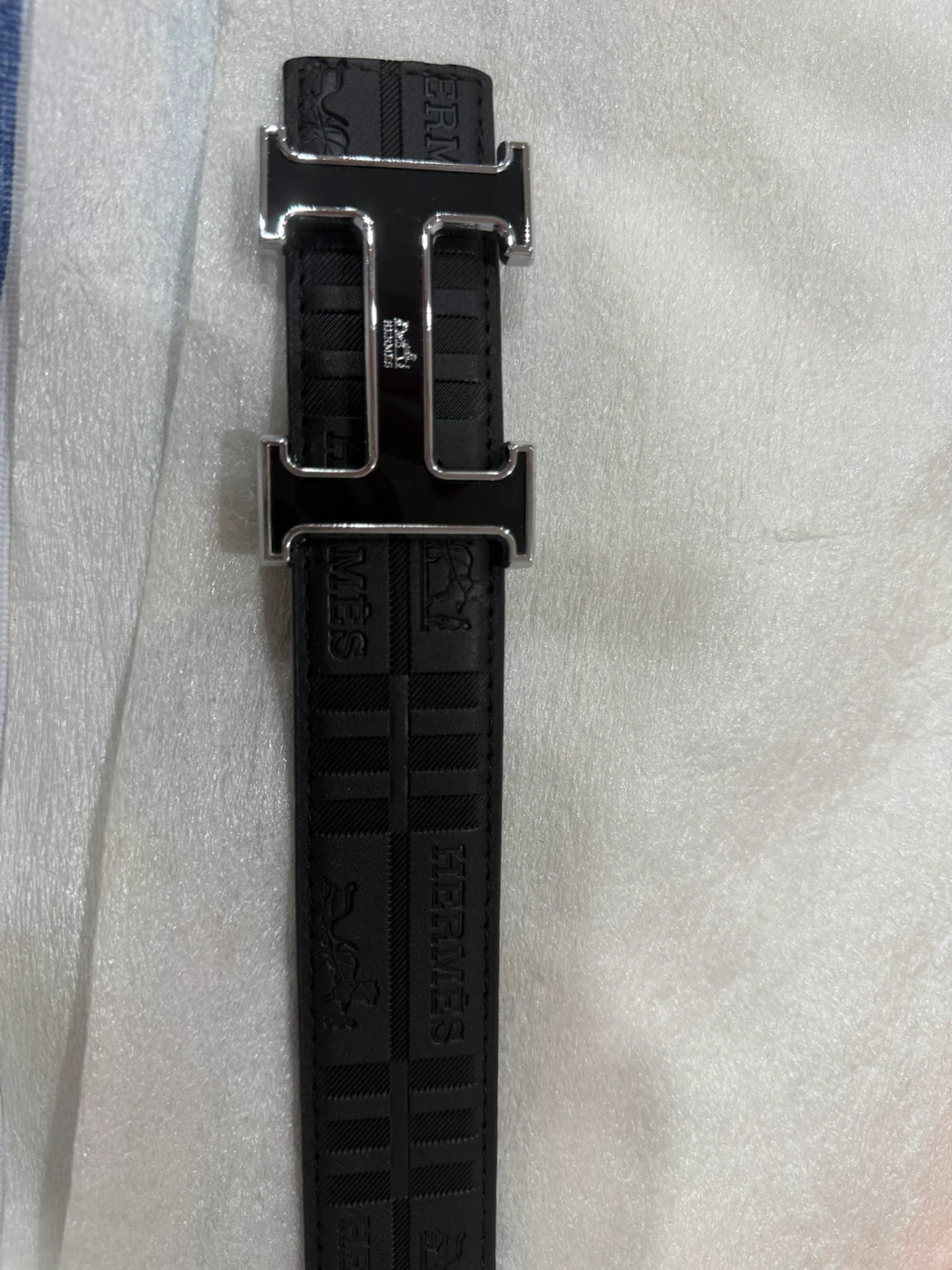 Hermès Black H Buckle Belt - photo 2