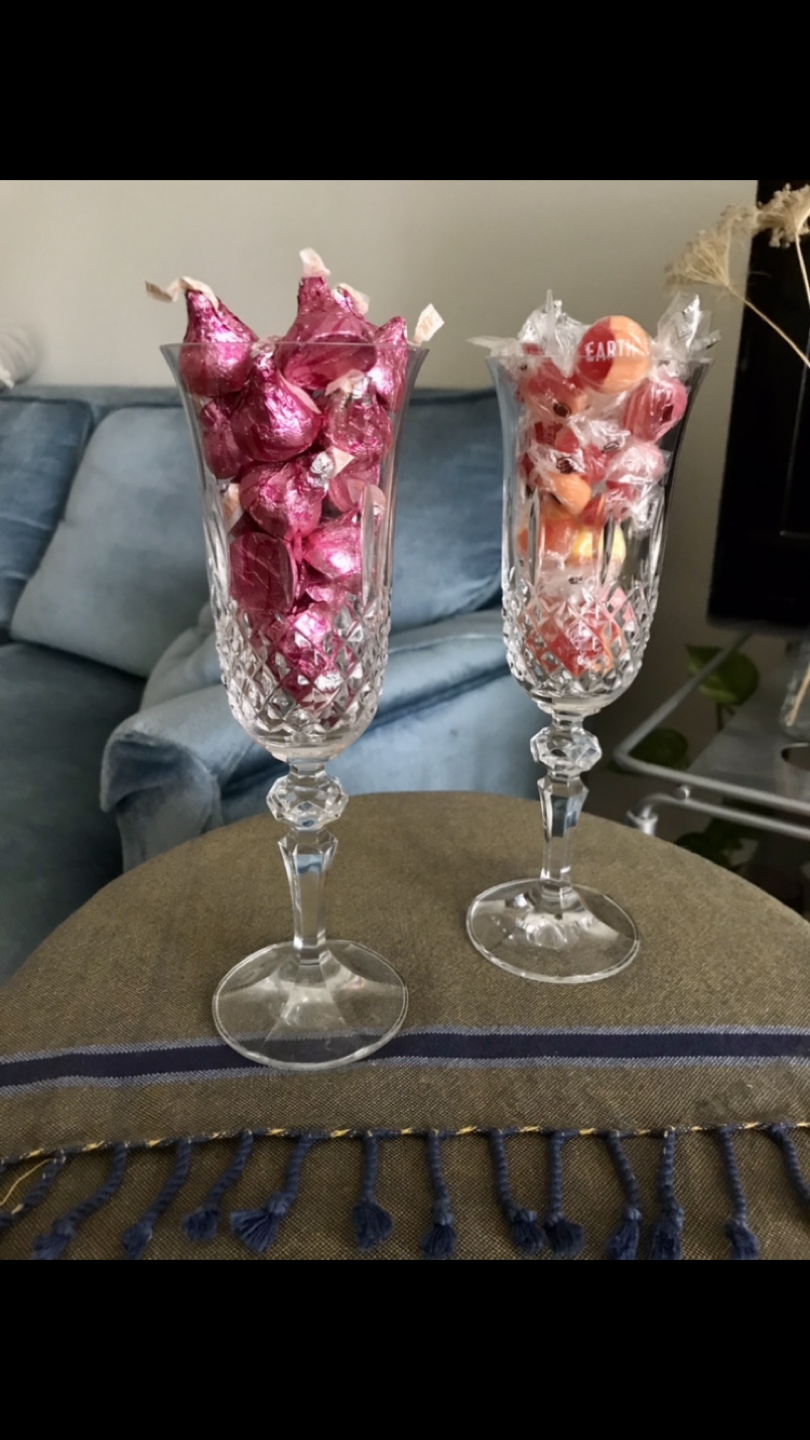 2 Crystal Champagne Flutes - photo 2