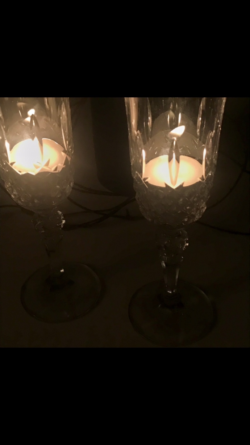 2 Crystal Champagne Flutes - photo 4