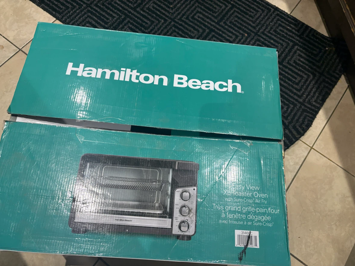 Hamilton Beach Easy View Toaster Oven with Air Fry
