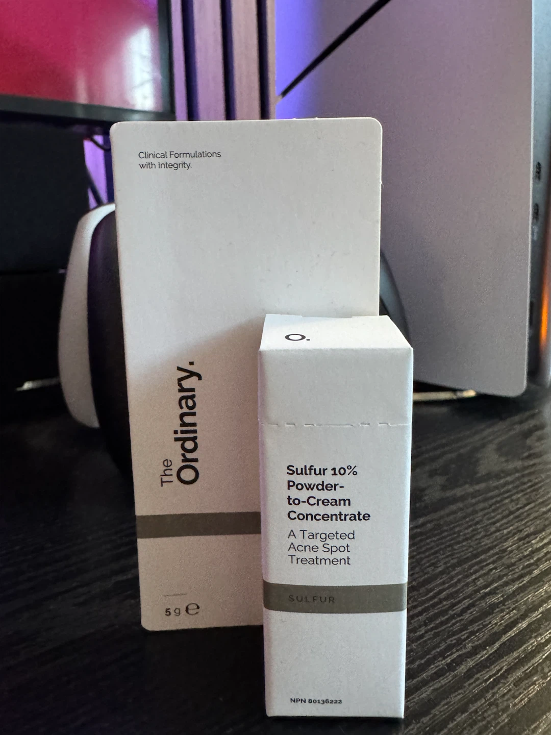 The Ordinary Sulfur 10% Powder-to-Cream Acne Spot Treatment⚽️