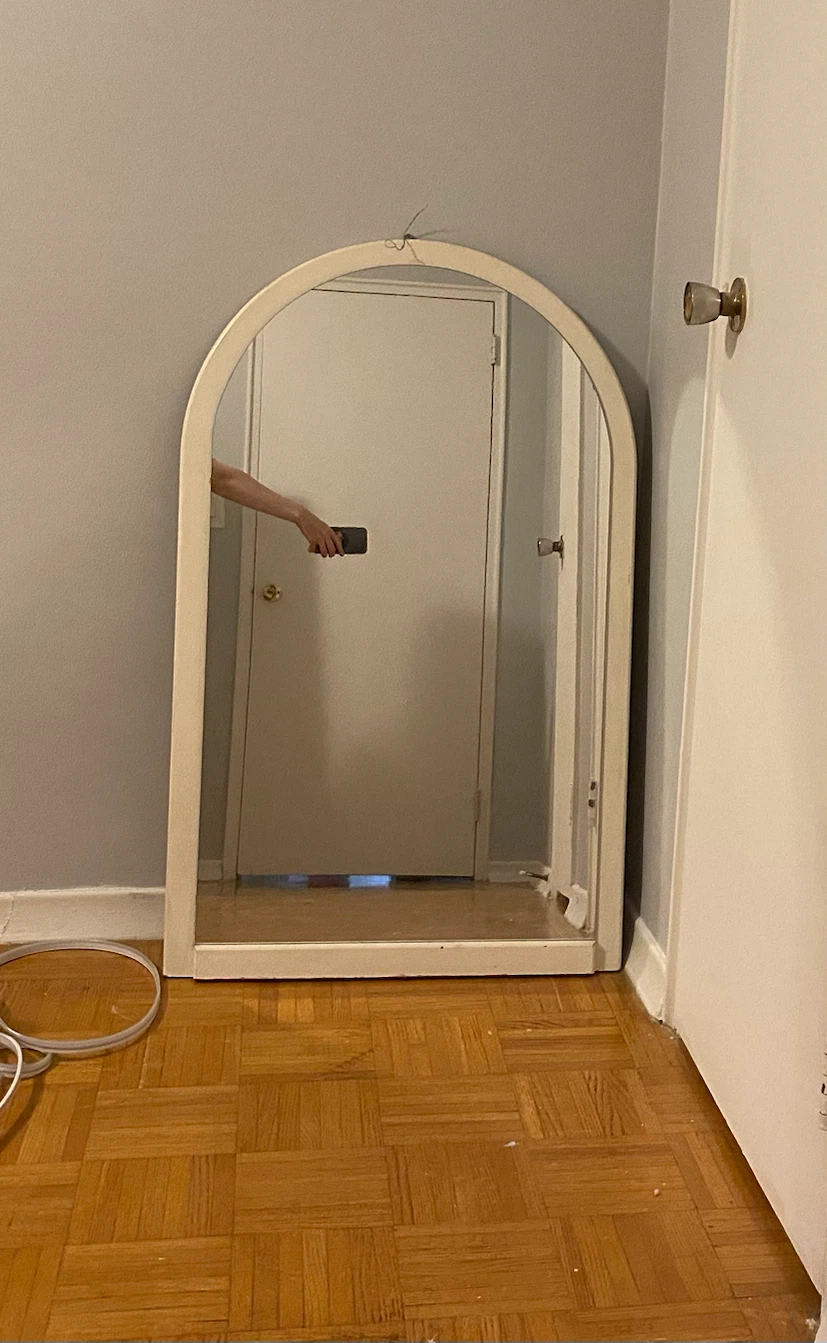 Arched Floor Mirror - photo 2