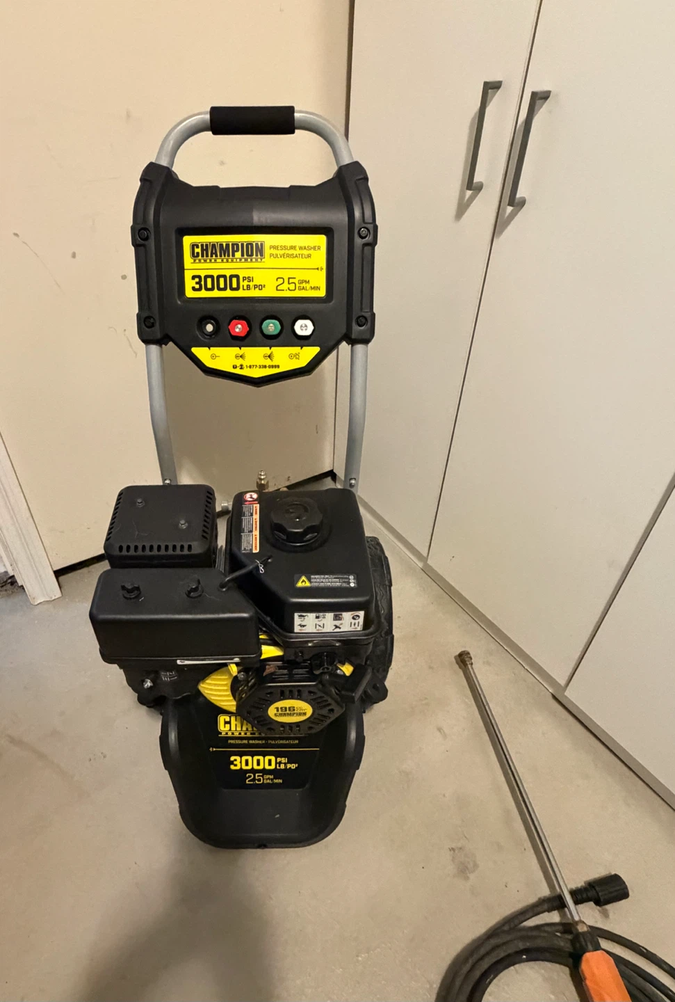 Pressure washer CHAMPION 3000 PSI - photo 3