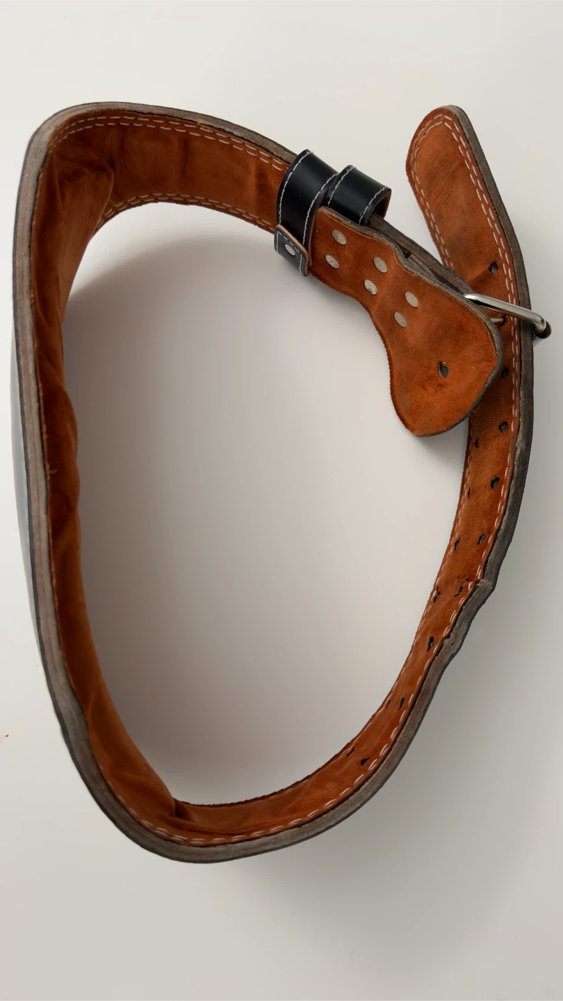 TMT Leather Weightlifting Belt - photo 2