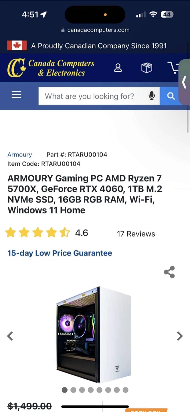 ARMOURY Gaming PC