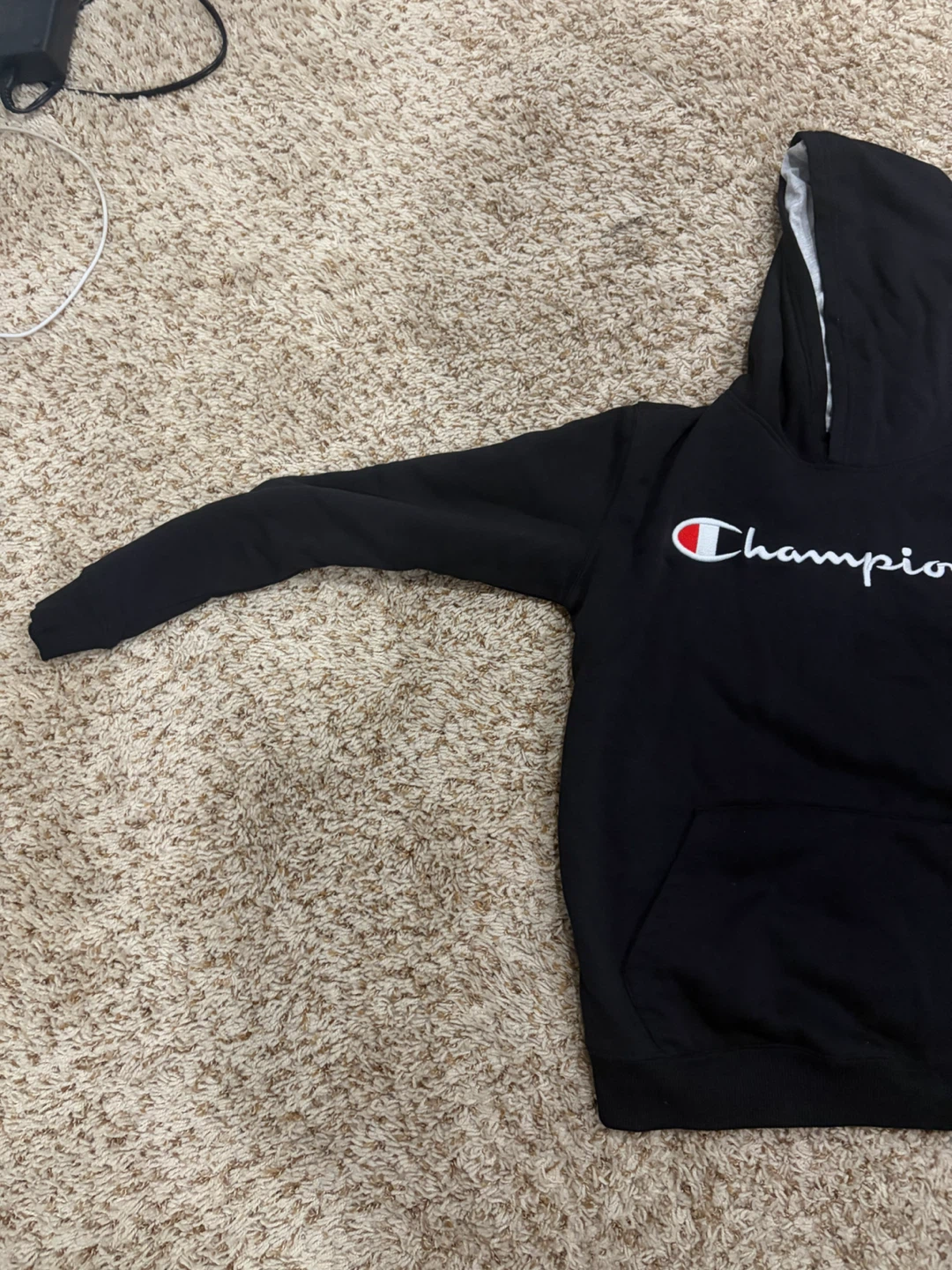 Champion Black Hoodie - photo 2
