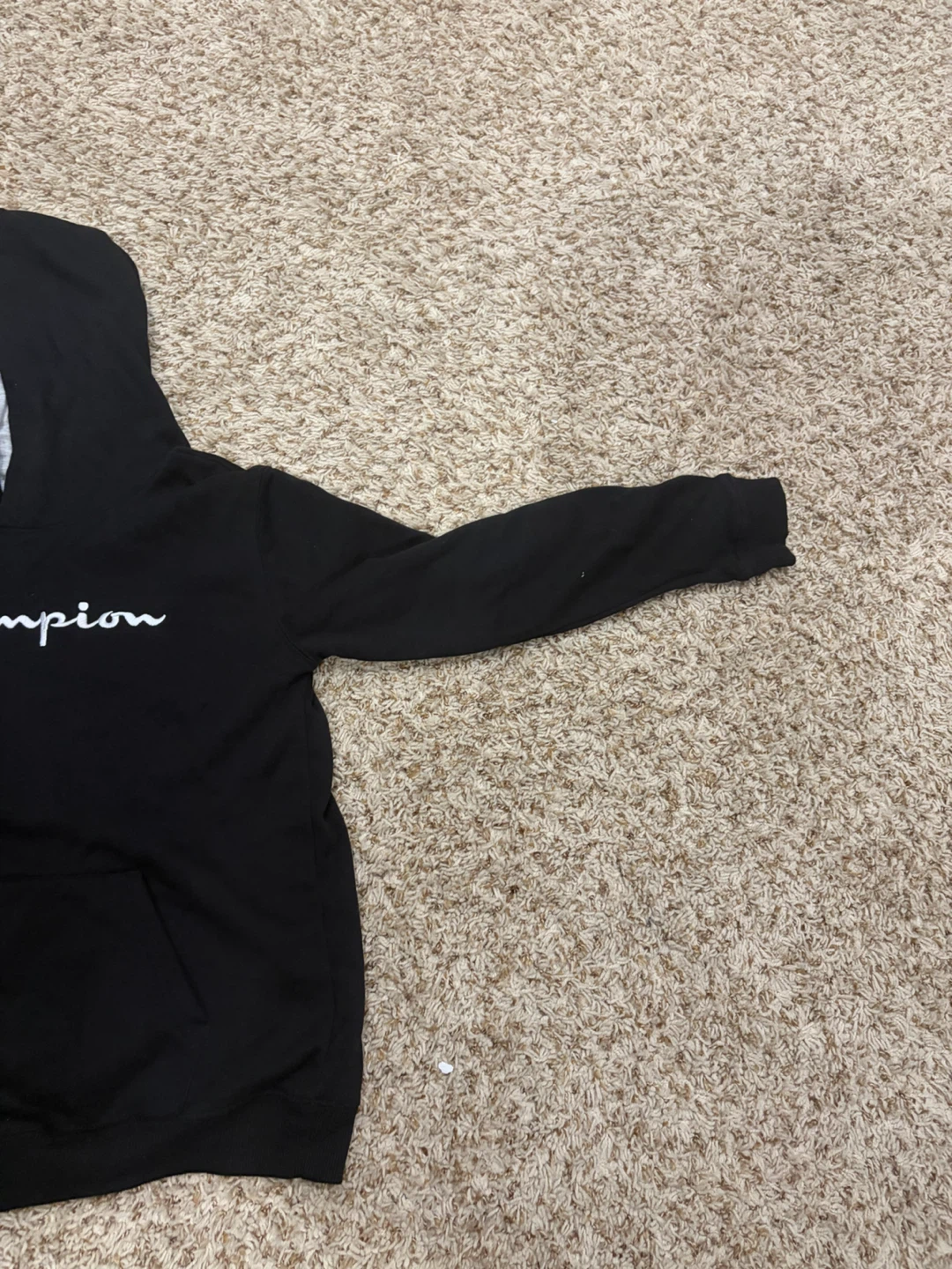 Champion Black Hoodie - photo 3