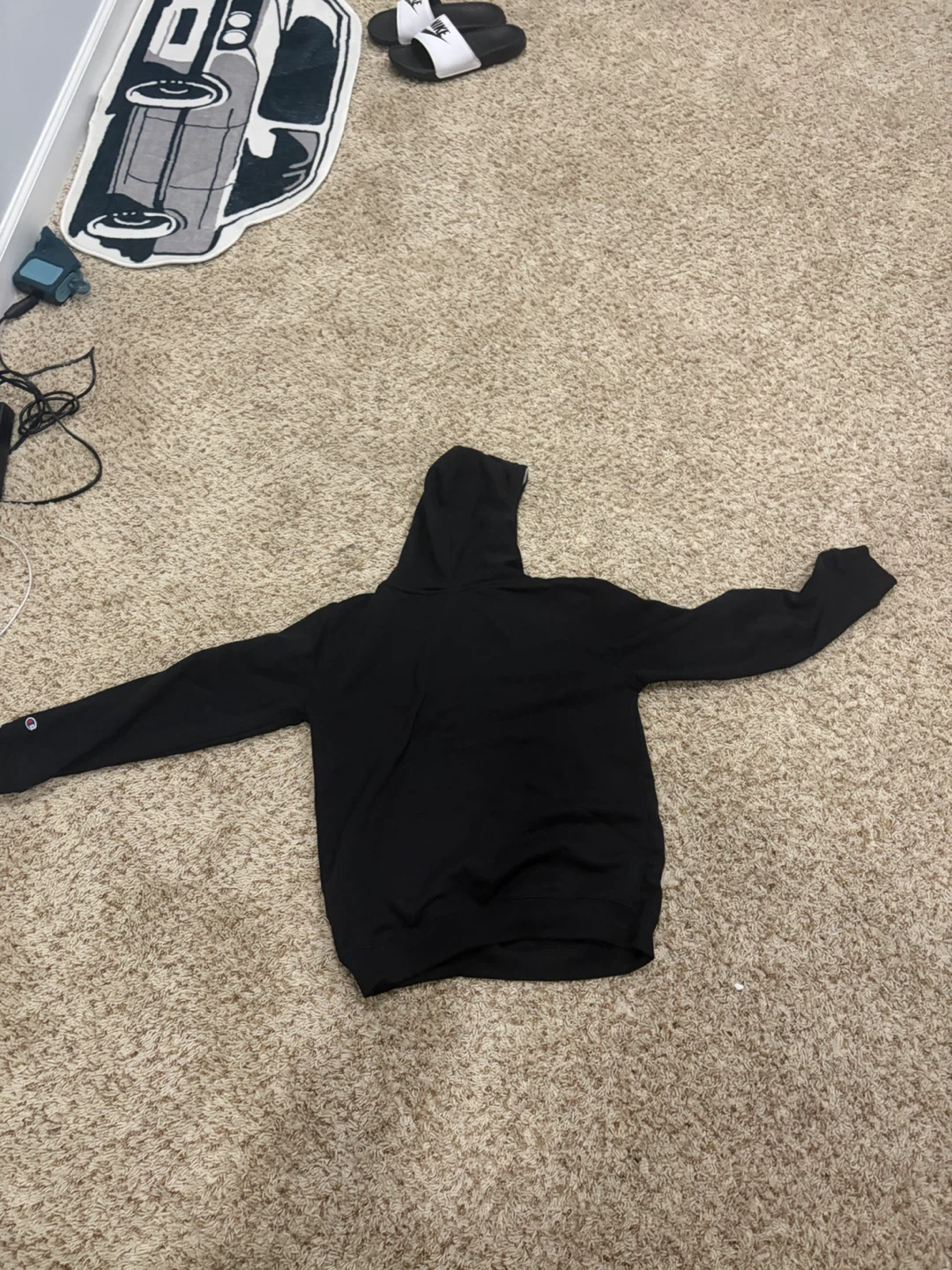 Champion Black Hoodie - photo 4
