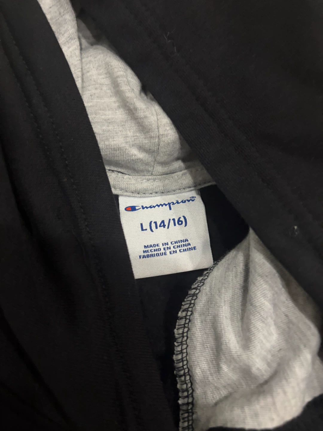 Champion Black Hoodie - photo 5