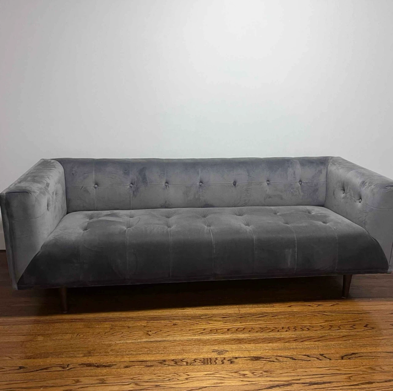 Loretta Mid-Century Modern Velvet 3-Seater - photo 2