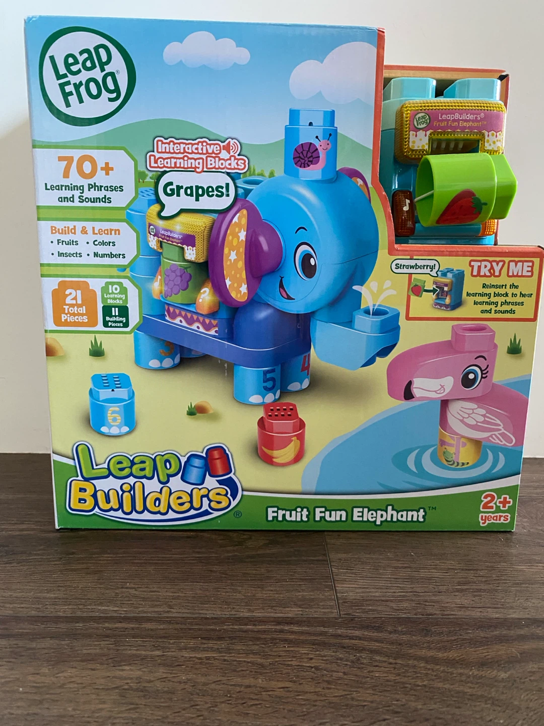 Leap Frog LeapBuilders Fruit Fun Elephant Toy