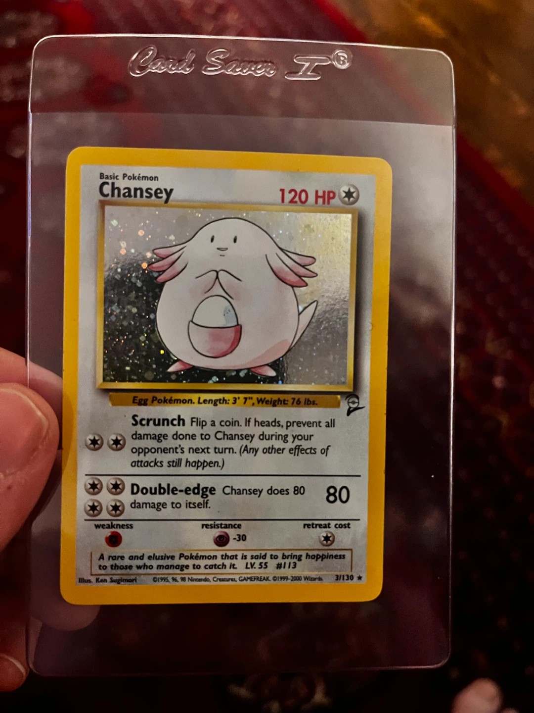 Pokemon Chansey Card 3/130