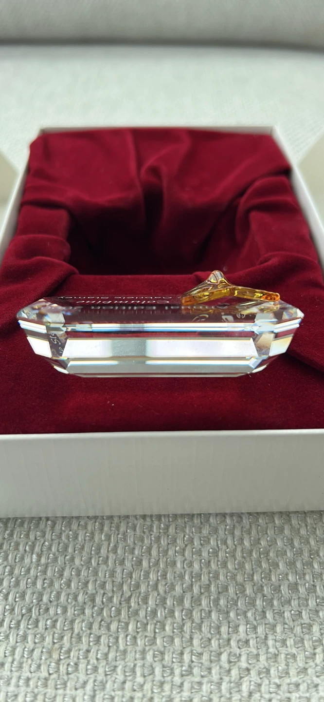 SCS Annual Edition 2000 Columbine Crystal Sculpture - photo 2