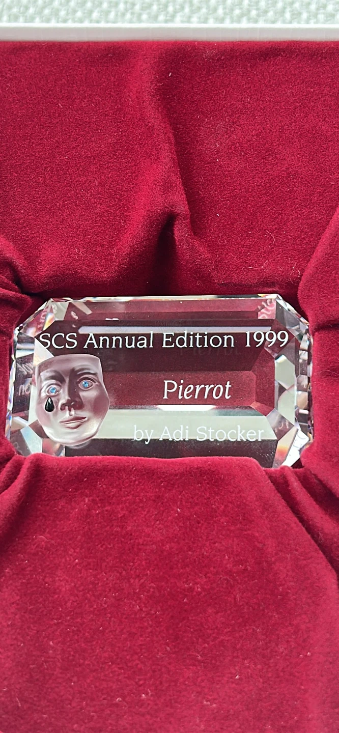 SCS Annual Edition 1999 Pierrot by Adi Stocker Crystal