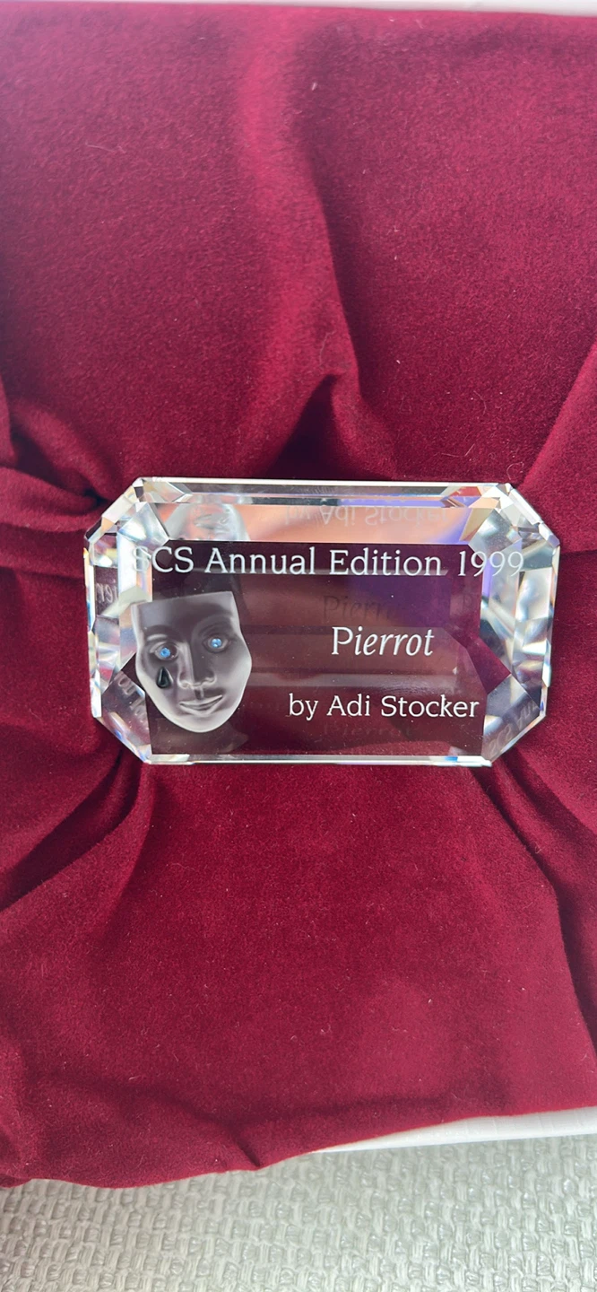 SCS Annual Edition 1999 Pierrot by Adi Stocker Crystal - photo 2