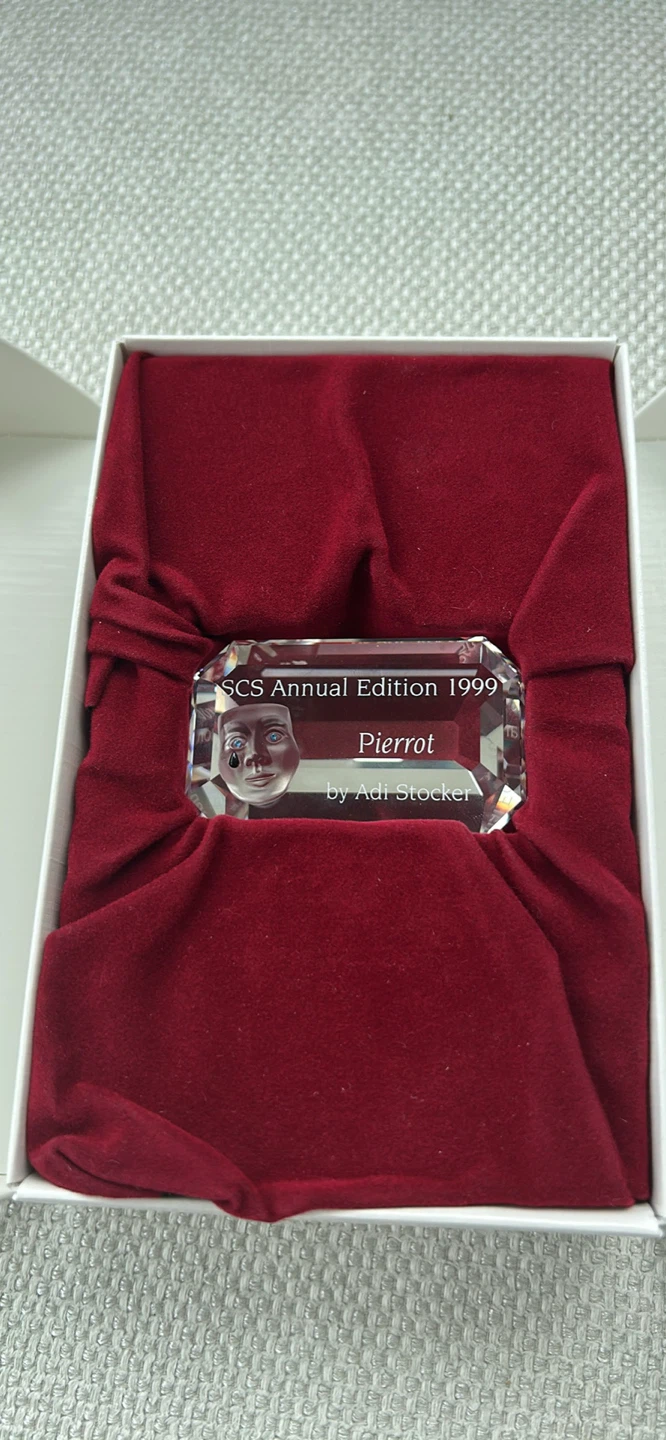 SCS Annual Edition 1999 Pierrot by Adi Stocker Crystal - photo 5