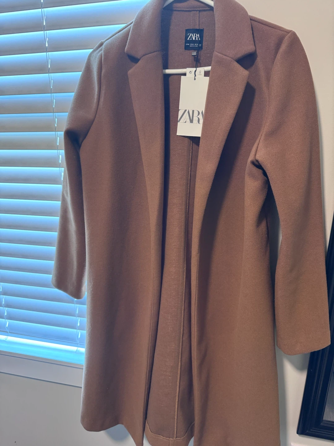 Zara Women's Brown Coat - Size M