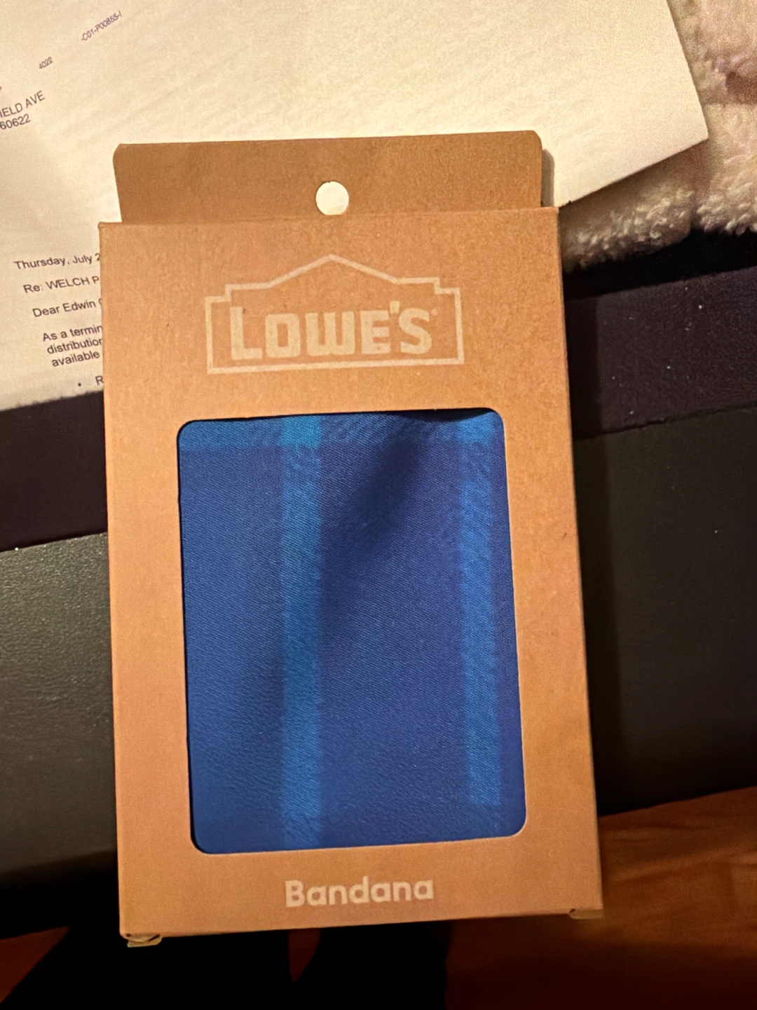 Lowe's Bandana Blue