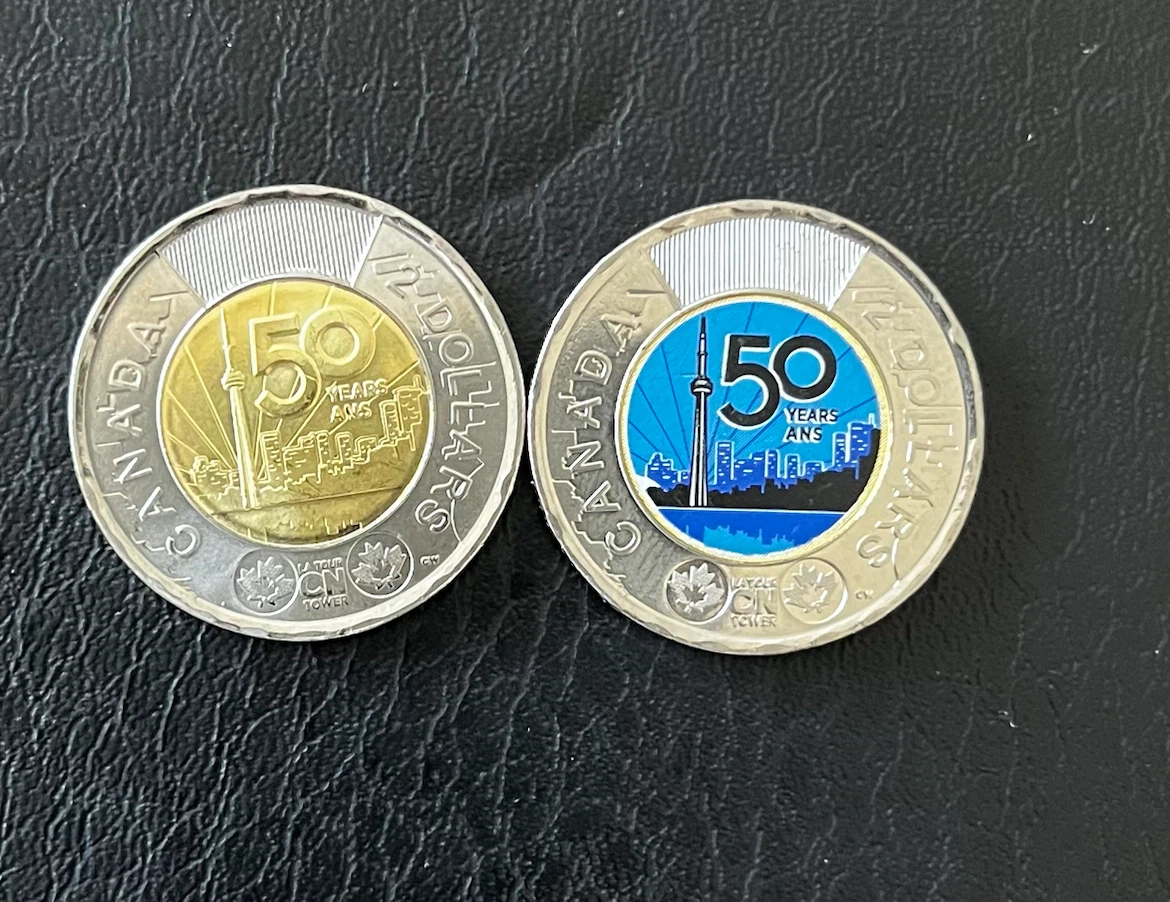 2026 Canadian $2 Coin (Toonie) - 50th Anniversary CN Tower