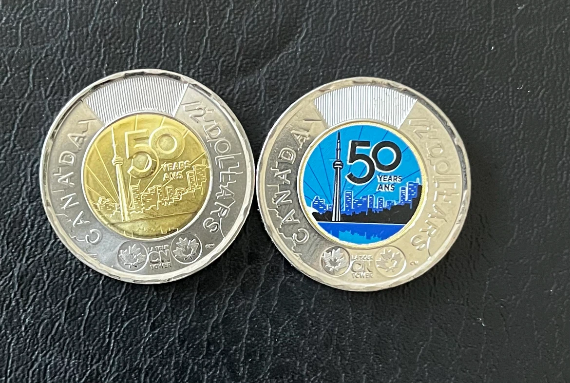 2026 Canadian $2 Coin (Toonie) - 50th Anniversary CN Tower - photo 3