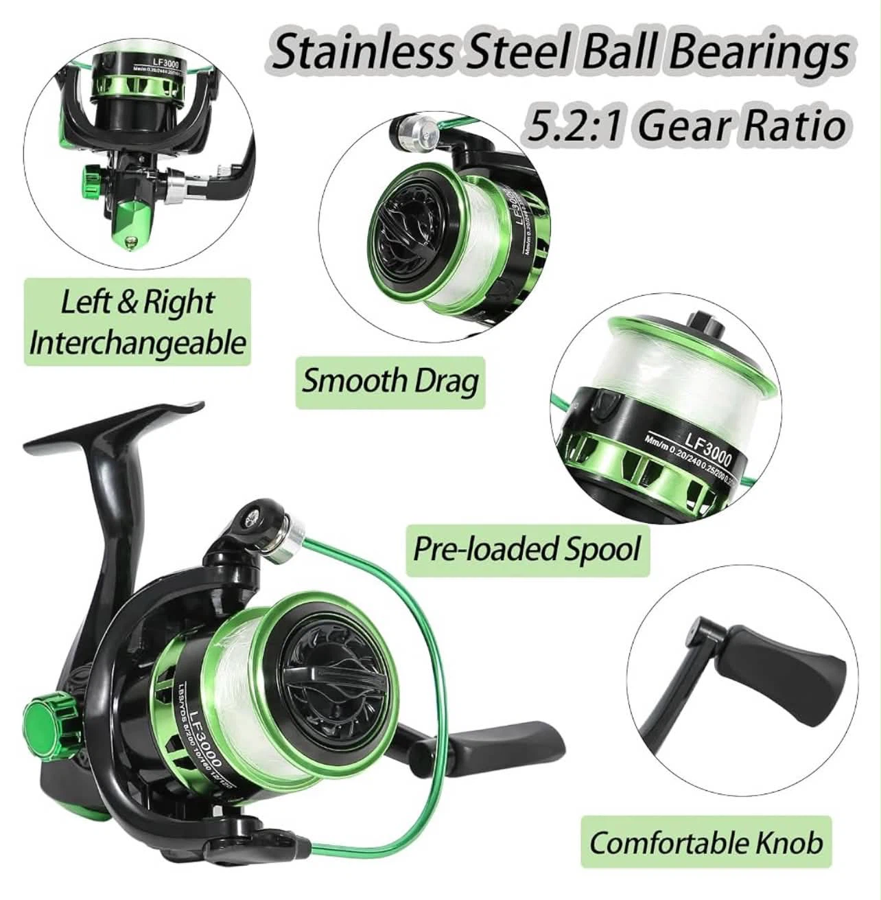 Fishing Rod and Reel Combo with Accessories - photo 4