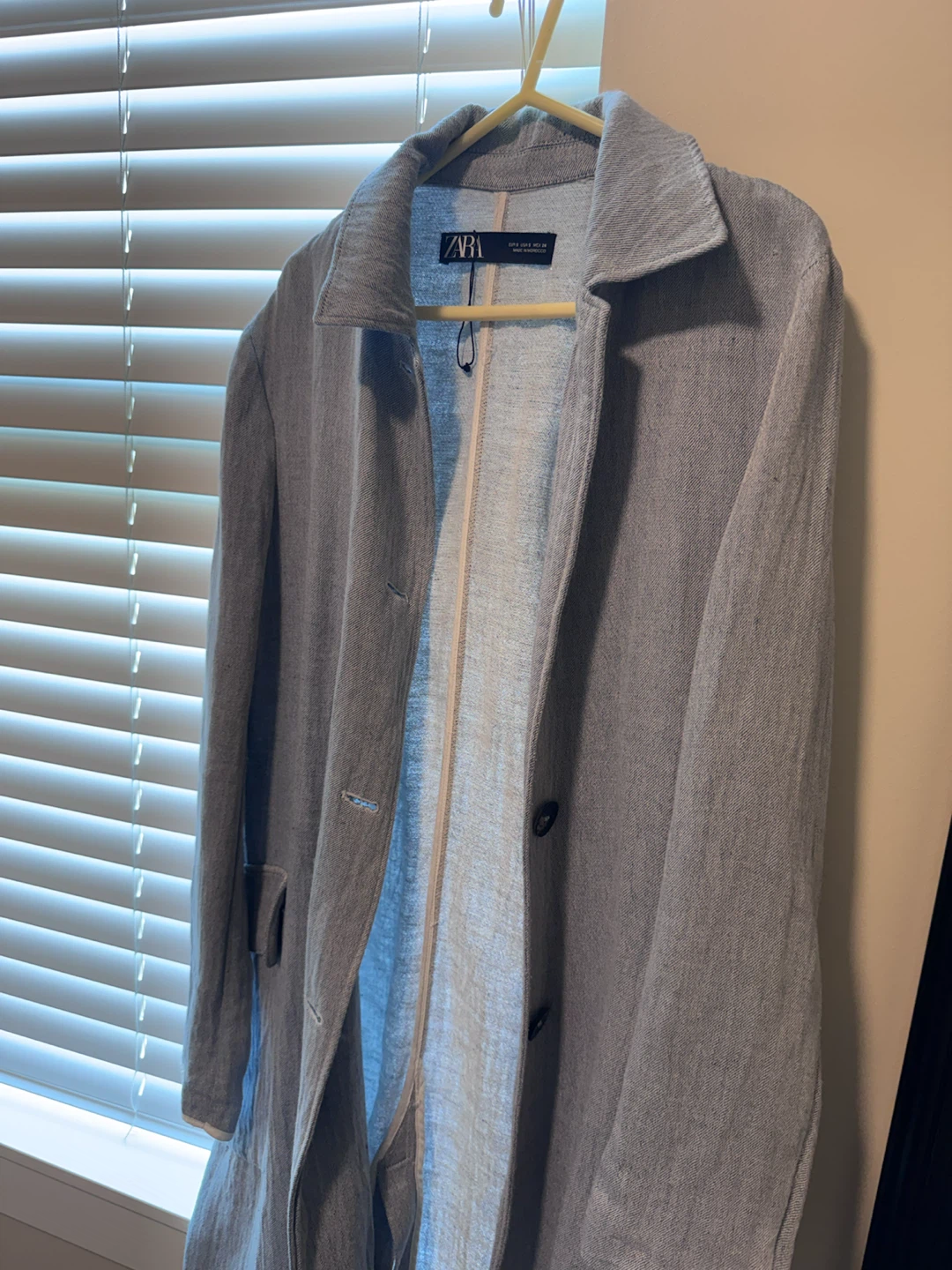 ZARA women’s Blue Light Jacket Size S