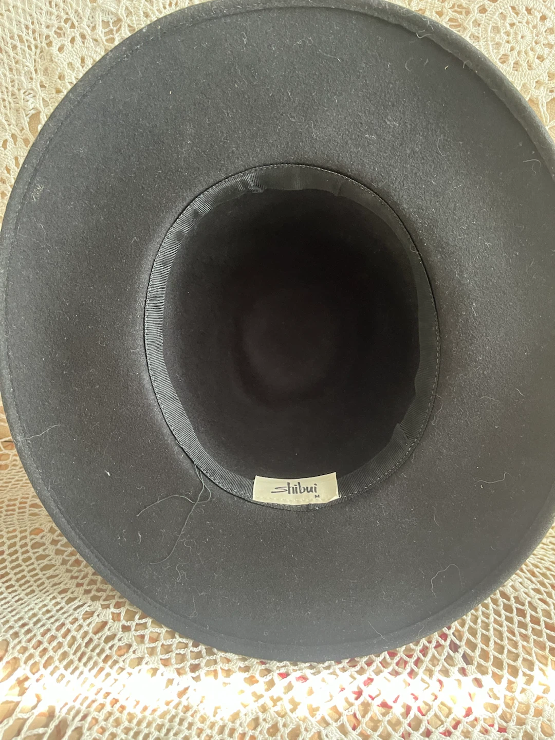 Shibui Black Wide Brim Hat, Medium - photo 4