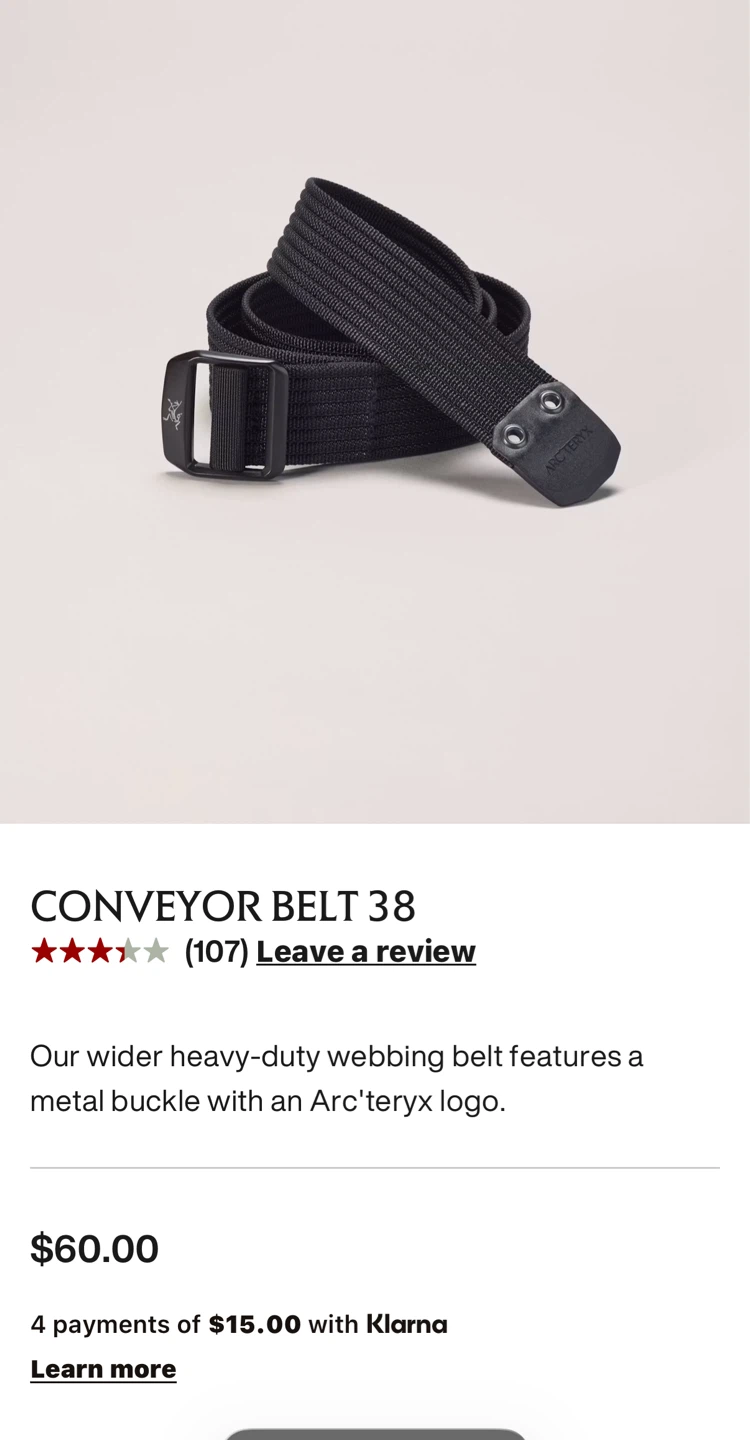 Arc'teryx Conveyor Belt 38 - photo 5